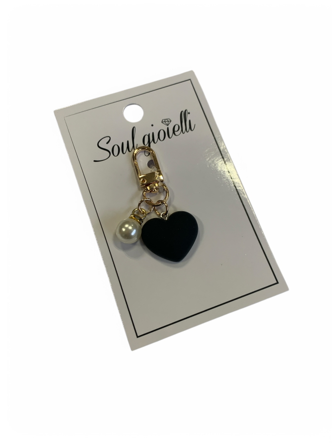 CHARM CUORE NERO